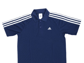 T SHIRT BLUE ADIDAS 3 STRIPES